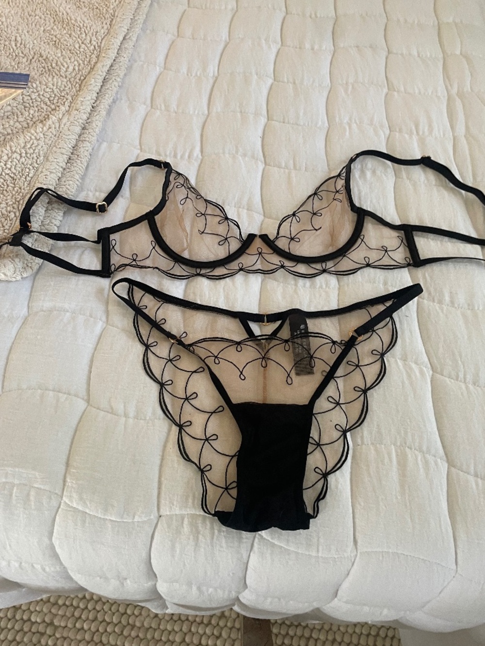 Bluebella 36C bra and panty lingerie set